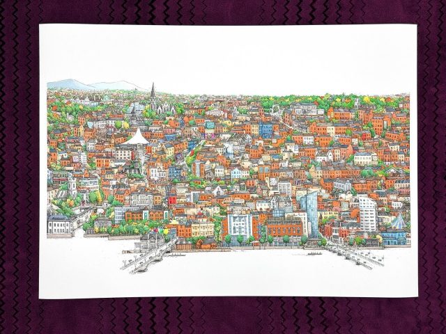 Fine art prints of original artwork by @jacobstack_art 
Original medium : Ink and colour
Print size in photo : A2
Prints available in : A4, A3, A2 & A1
Printed on Epson Somerset Velvet archival fine art paper with 13 chromatic pigment inks.
www.limerickfineartprinting.com
#art #artwork #artistic #artist #ink #painting #limerick #ireland #city #local #irish #epson #paper #ink #fineart #archival #giclee #print